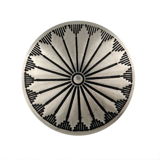 Picture of Nickel Silver Navajo 37mm Concho with Loop