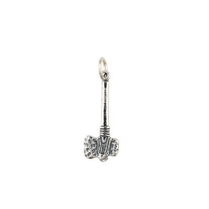 Picture of Sterling Silver Tomahawk, 10x27mm Charm with Jump Ring