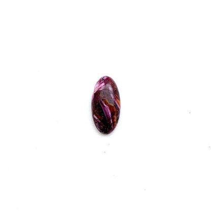 Picture of Purple Stabilized Compressed Spiny Oyster Compressed Oval Cabochon, 6x12mm, No Back