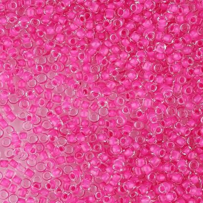 Picture of Size 11 Japanese Seed Beads, Fuchsia (#209), Approximately 25 Grams