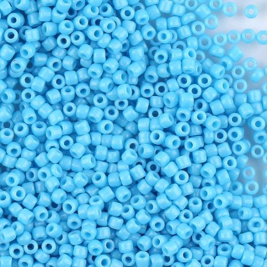 Picture of Opaque Light Blue Seed Bead #413 / Size 11<br />Approximately 25 Grams