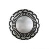 Picture of Nickel Silver Shield 30mm Concho with Loop