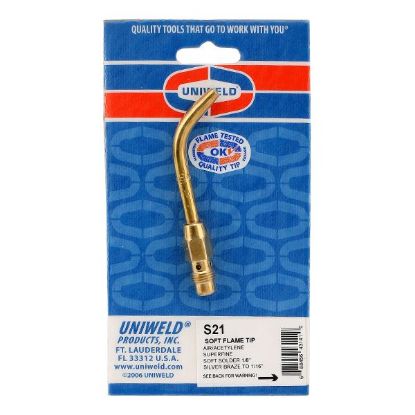 Picture of Uniweld Super Fine Torch Tip #1, Soft Solder 1/8", Silver Braze to 1/16"