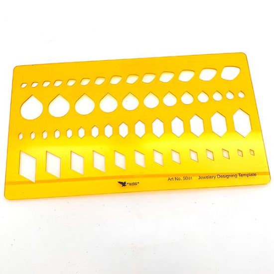 Picture of Hexagon/Wide Drop Template #5001