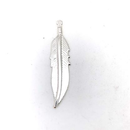 Picture of Sterling Plated Feather, 1-3/8", 20 Feathers