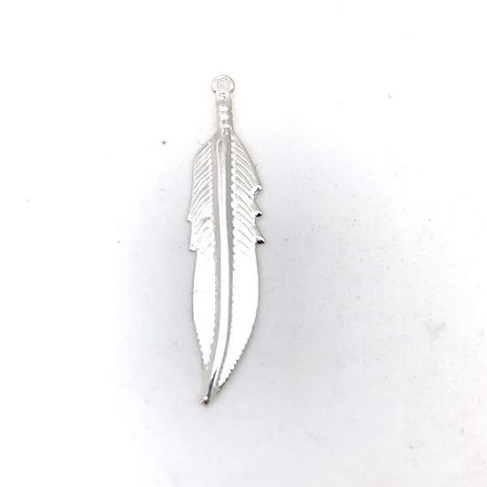 Picture of Sterling Plated Feather, 1-3/8", 20 Feathers