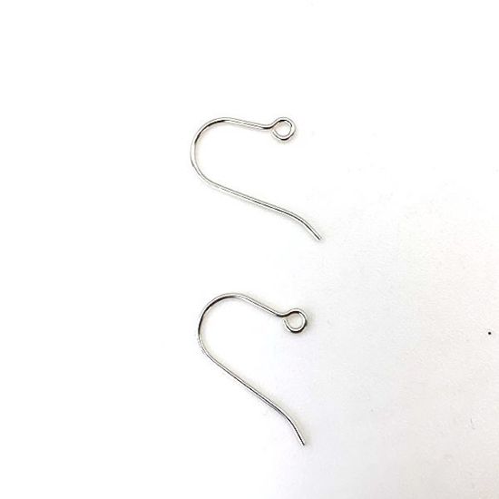 Picture of Sterling Silver French Ear Wire with loop, 0.030"