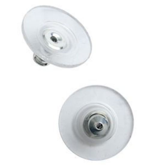 Picture of Sterling Silver Plastic Ear Clutch, .030" x 7/16