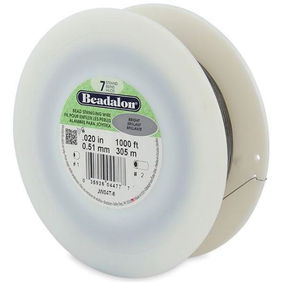 Picture of Beadalon Wire 7 Strand .02 Inch 1000 Feet
