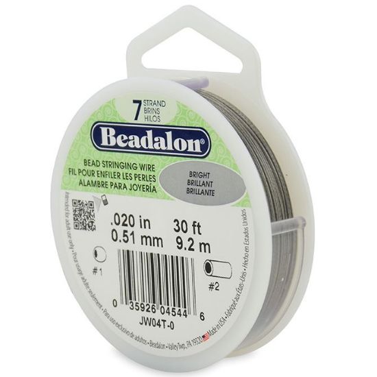 Picture of Beadalon Wire 7 Strand .02 Inch 30 Feet