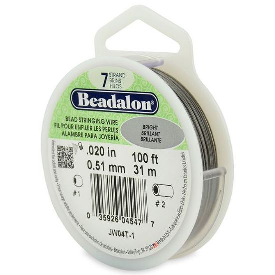 Picture of Beadalon Wire 7 Strand .020 Inch 100 Feet