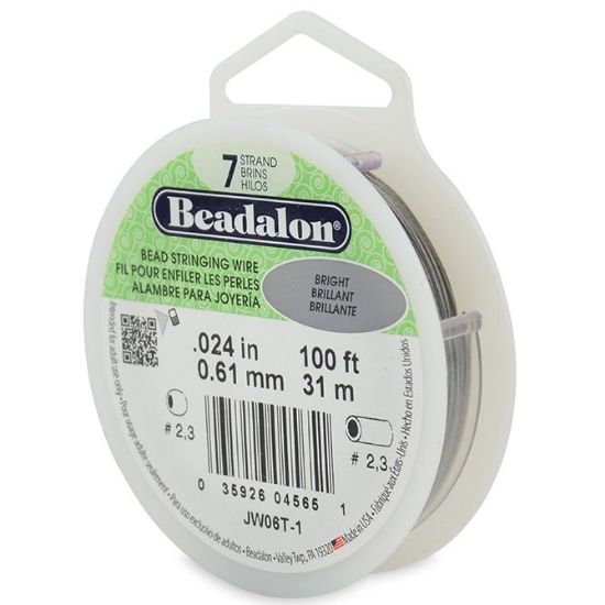 Picture of Beadalon Wire 7 Strand .024 Inch 100 Feet