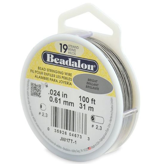 Picture of Beadalon Wire 19 Strand .024 Inch 100 Feet