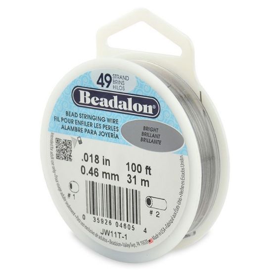 Picture of Beadalon Wire 49 Strand .018 Inch 100ft