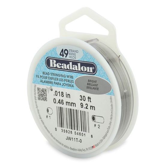 Picture of Beadalon Wire 49 Strand .018 Inch 30ft
