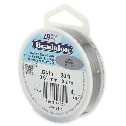 Picture of Beadalon Wire 49 Strand .024 Inch 30 Feet