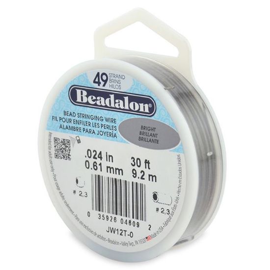 Picture of Beadalon Wire 49 Strand .024 Inch 30 Feet
