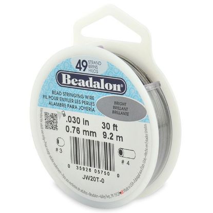 Picture of Beadalon Wire 49 Strand .03 Inch 30 Feet
