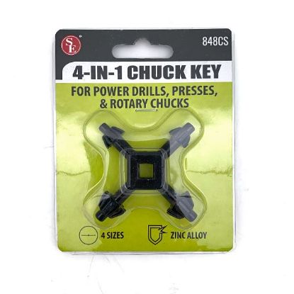 Picture of 4-in-1 Zinc Alloy Chuck Key, 1/2", 9/16", 11/16" and 5/8"