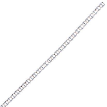 Picture of Wire Sterling Silver 10 Gauge/.102 Inch Blue Ribbon Half Bead