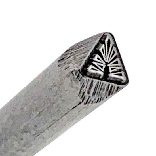 Picture of Steel Stamp, #4 Triangle 9-part, 1/4"