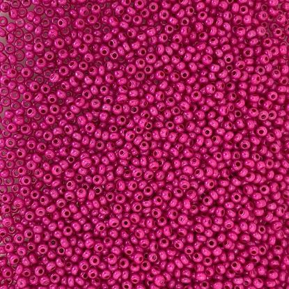 Picture of Size 11 Czech Seed Beads, Opaque Terra Intensive Pink, Approximately 25 Grams