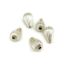 Picture of Sterling Silver Corrugated Drop Bead, 8x13mm