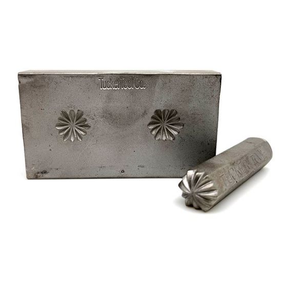 Picture of Tucker Tool, 5/8" Double Flower 2-Piece Stamp Set