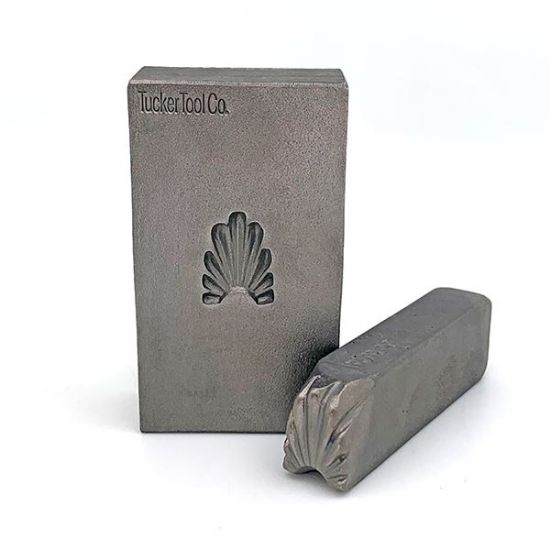 Picture of Tucker Tool, 7/8" x 5/8" High Fan 2-Piece Stamp Set