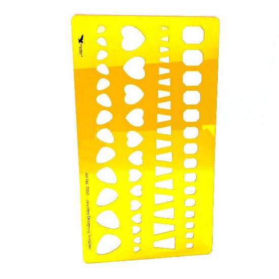 Picture of Trapezoid/Heart Template #5008