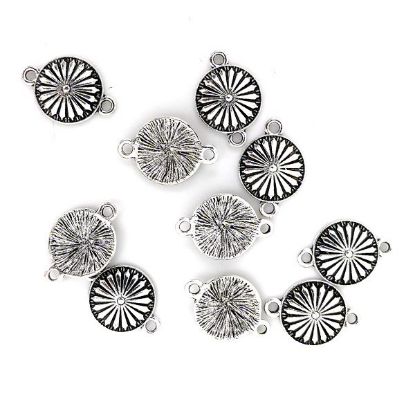 Picture of Silver Plated Navajo Concho Link, 15mm, 10-pieces per Pkg