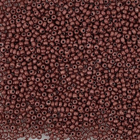 Picture of Size 10 Czech Seed Beads, Terra Intensive Dark Brown, Approximately 25 Grams