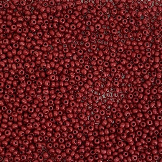 Picture of Size 10 Czech Seed Beads, Terra Intensive Brown, Approximately 25 Grams