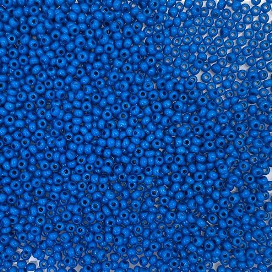 Picture of Size 10 Czech Seed Beads, Terra Intensive Blue, Approximately 25 Grams