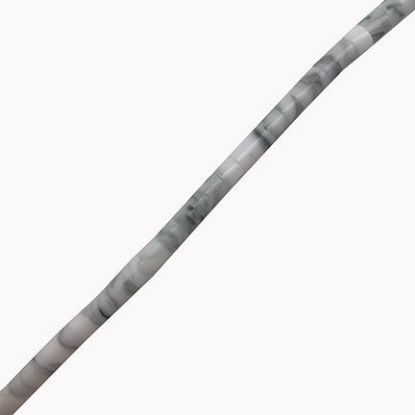 Picture of Block Howlite Heishi Beads 4-5mm, 24" Strand