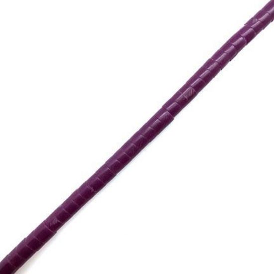 Picture of Block Sugilite Heishi Beads 4-5mm, 24" Length