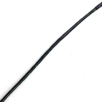 Picture of Block Jet Heishi Beads 2-3mm, 24" Strand