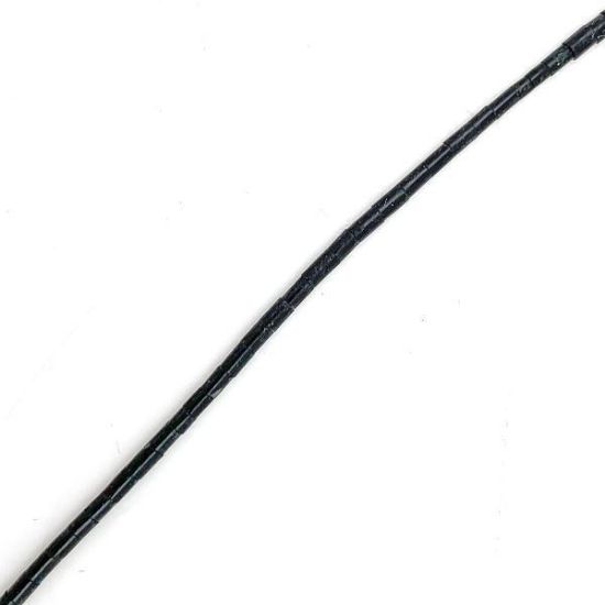 Picture of Block Jet Heishi Beads 2-3mm, 24" Strand