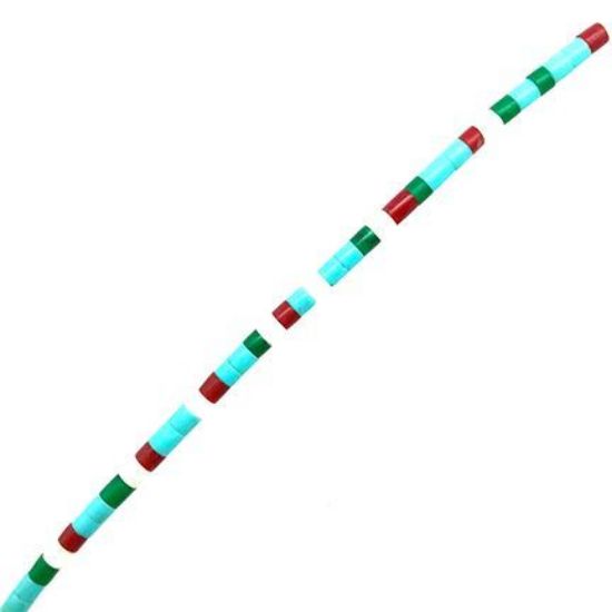 Picture of Block Multiple Color Heishi Beads 2-3mm, 24" Length