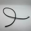 Picture of Handmade Black Leather, Cotton Core, Braided Bolo Cord, 10 Ply, Approx. 48" Length,  Approx. 8-8.5mm Thick