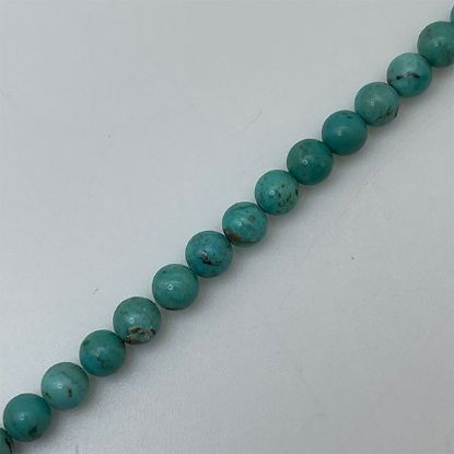Picture of Royal Beauty Stabilized Turquoise Round Bead 5mm, 16" Bead Strand