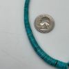 Picture of Royal Beauty Compressed Blue Green Turquoise Graduated Heishi 3-8mm, 16" Bead Strand