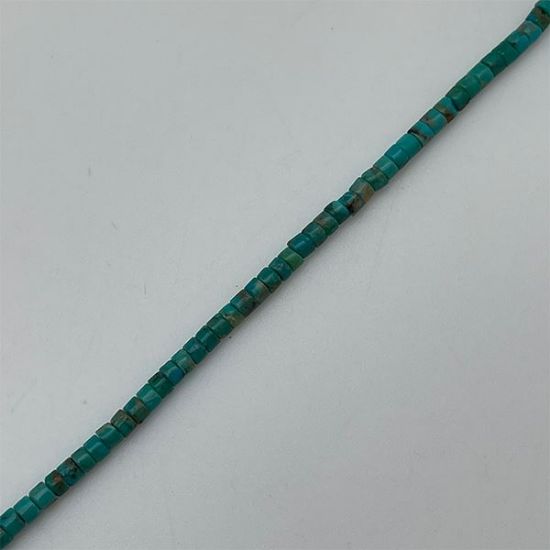 Picture of Royal Beauty Stabilized Blue Turquoise Heishi 3mm, 16"Strand