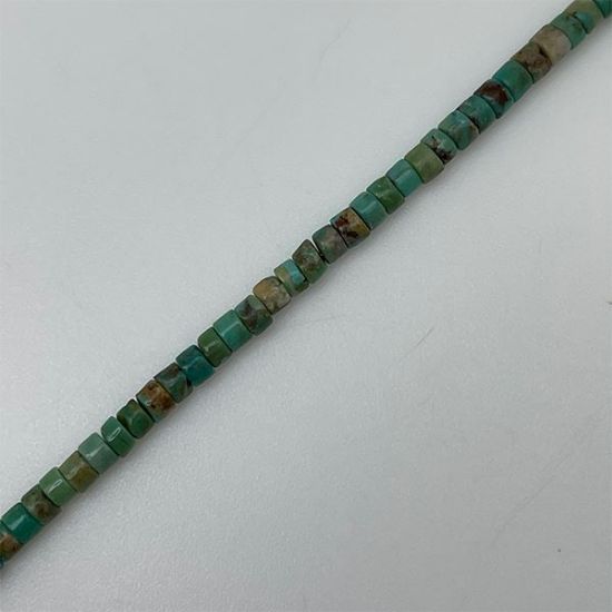 Picture of Royal Beauty Stabilized Green Turquoise Heishi 3mm, 16" Strand