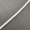 Picture of Block White Heishi Beads 4-5mm, 24" Length 