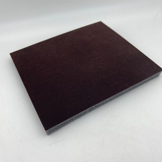 Picture of Enchanted Velvet Brown Foam Ring Display Tray Insert, 36 Stagger Ring Slots, 7-3/4" L x 6-3/4" W x 5/8" D, Sold individually, Made in the USA