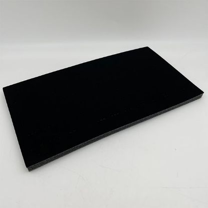Picture of Enchanted Velvet Black Foam Ring Display Tray Insert, 72 Straight Ring Slots, 14-1/8" L x 7-5/8" W x 5/8" D, Sold individually, Made in the USA