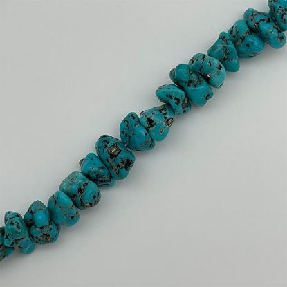 Picture of Compitos Stabilized Turquoise Small Chip Bead, 16" Strand