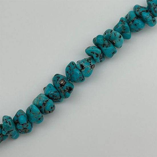 Picture of Compitos Stabilized Turquoise Small Chip Bead, 16" Strand