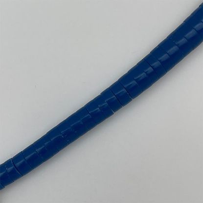Picture of Block Dark Blue Graduated Heishi Beads 5-10mm, 16" Length